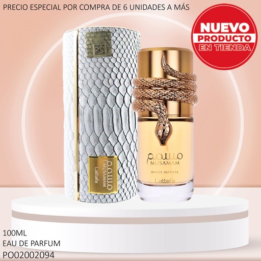 [PO02002094] PERFUME MUSAMAN WHITE INTENSE UNISEX EDP 100ML