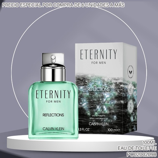 [PO02002098] PERFUME CALVIN KLEIN ETERNITY FOR MEN REFLECTIONS EDT 100ML