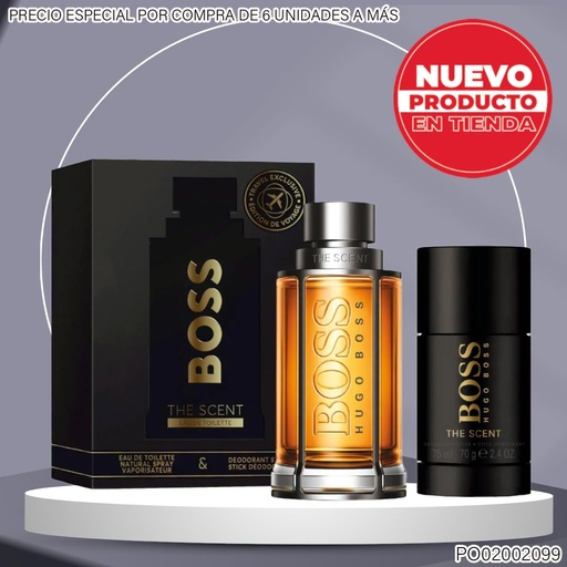 [PO02002099] ESTUCHE PERFUME &DEODORANT HUGO BOSS THE SCENT EDT 100ML/75ML