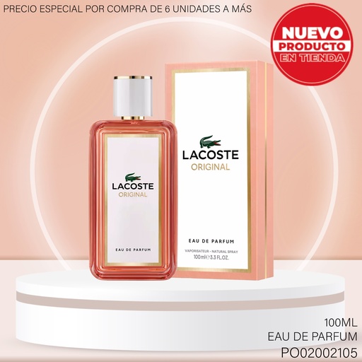 [PO02002105] PERFUME LACOSTE ORIGINAL EDP 100ML