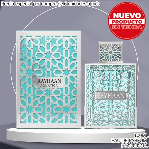 [PO02002108] PERFUME AQUATICA RAYHAAN 100ML EDP NB-0001
