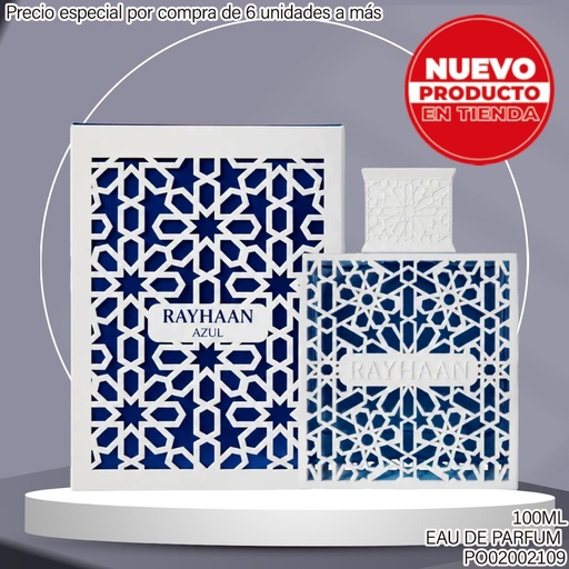 [PO02002109] PERFUME AZUL RAYHAAN 100ML EDP NB-0001