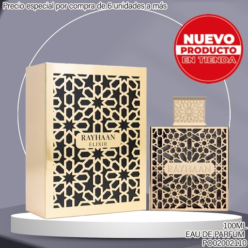 [PO02002110] PERFUME ELIXIR RAYHAAN 100ML EDP NB-0001