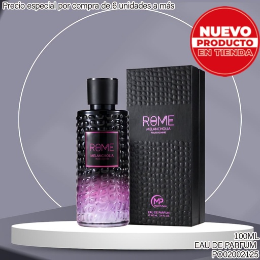 [PO02002125] PERFUME ROME MELANCHOLIA POUR HOMME BHARARA EDP 100ML
