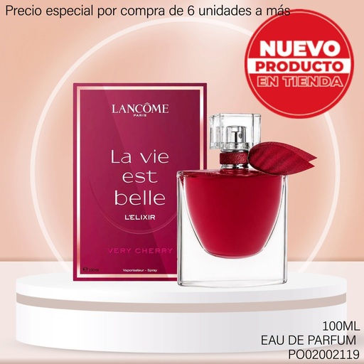 [PO02002119] PERFUME LA VIE EST BELLE L´ELIXIR VERY CHERRY LANCOME 100ML