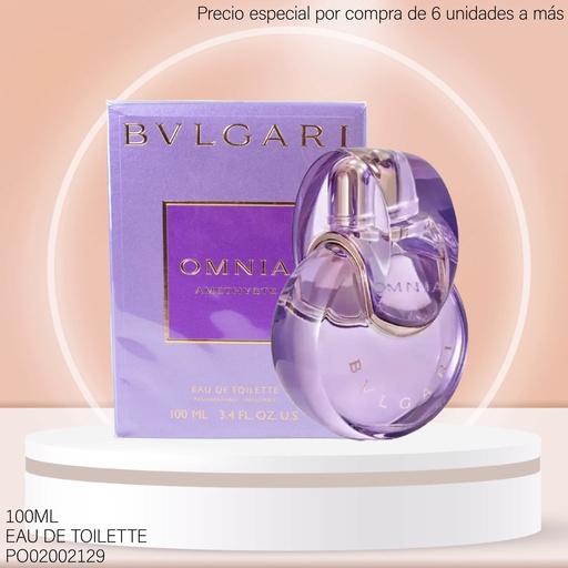 [PO02002129] PERFUME OMNIA AMETHYSTE BVLGARI EDT 100ML