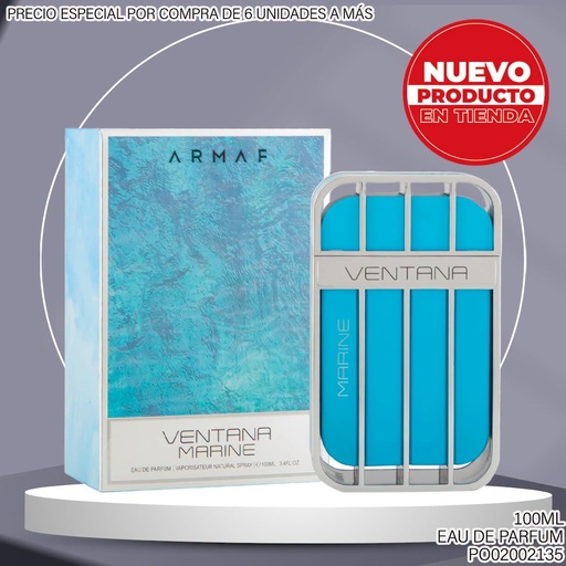 [PO02002135] PERFUME VENTANA MARINE ARMAF EDP 100ML