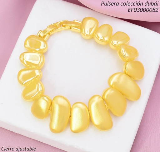 [EF03000082] PULSERA DUBAI ESLABONES FORMAS OV.T706116H FD26519(DUB1)