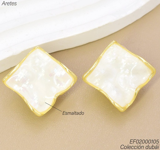 [EF02000105] ARETES DUBAI ROMBO EXTENDIDO BLANCO T114761E (DUB1)