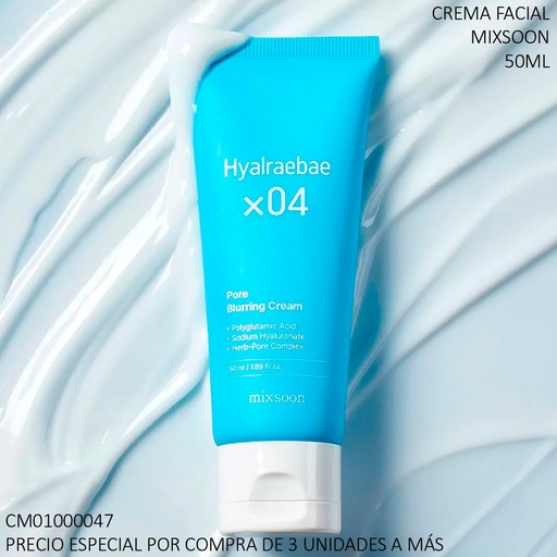 [CM01000047] PORE BLURRING CREAM HYALEAEBAEX4 MIXSOON 50ML