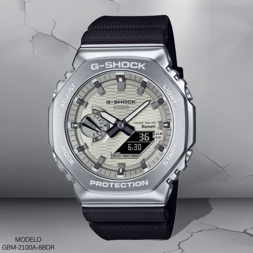 [GBM-2100A-8BDR] RELOJ CASIO G-SHOCK ANALOGO/DIG. GBM-2100A-8BDR RESINA NEGRA