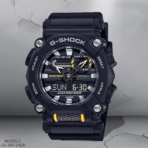 [GA-900-1ADR] RELOJ CASIO G-SHOCK ANA/DIG CAB. GA-900-1ADR RESINA NEGRA