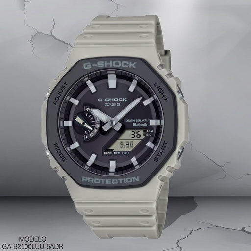[GA-B2100LUU-5ADR] RELOJ CASIO G-SHOCK ANA/DIG CAB.GA-B2100LUU-5ADR RESINA GRIS