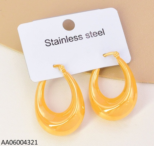 [AA06004321] ARETES OV ALARGADOS INFLADOS WH-W12