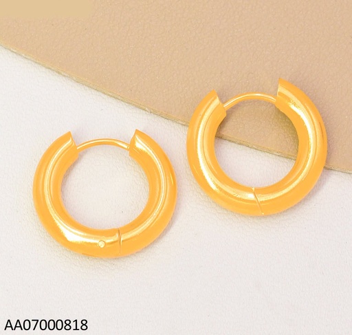 [AA07000818] ARGOLLAS LISAS PEQUEÑAS WH260504-YQ