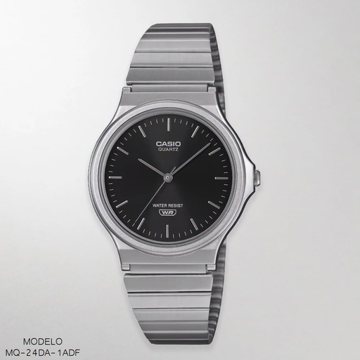 [MQ-24DA-1ADF] RELOJ CASIO ANALOGO CAB.MQ-24DA-1ADF METAL PLAT