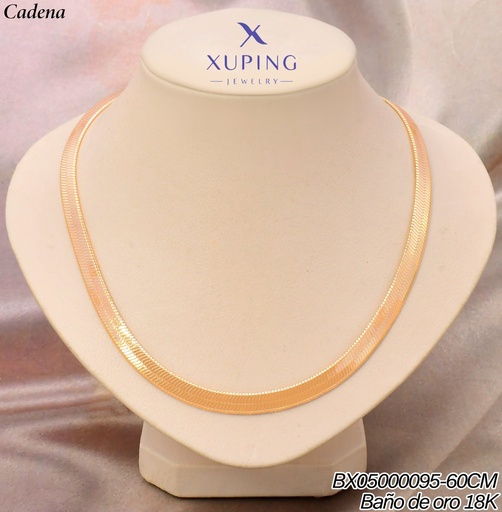 [BX05000095] OMEGA BAÑO DE ORO 18K. XUPING A:0.5 CM;L:60CM (XAG)
