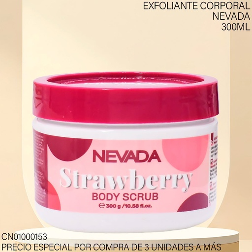 [CN01000153] EXFOLIANTE CORPORAL STRAWBERRY 300G NV04888