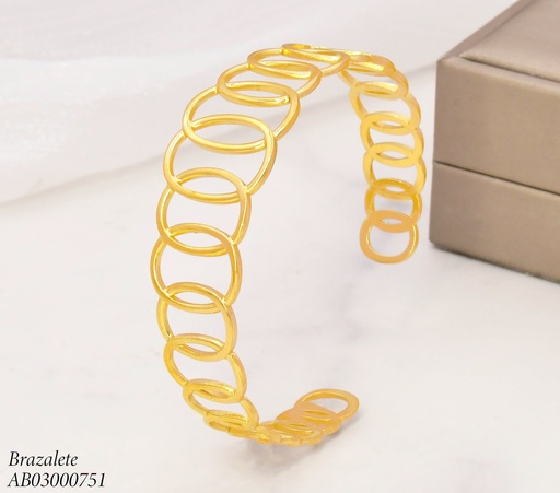 [AB03000751] BRAZALETE OV. ENTRELAZADOS BA2454-20 (INV526)