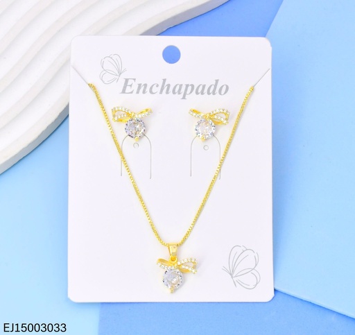 [EJ15003033] SET LAZO ZIRC. RD SE1572-104 (INV526)