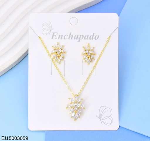 [EJ15003059] SET FLOR ZIRC. HOJAS  SE1600-284 (INV526)