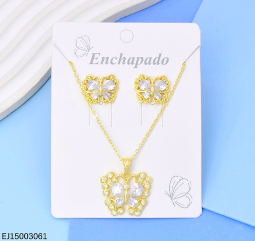 [EJ15003061] SET MARIPOSA ZIRC. SE1602-284 (INV526)