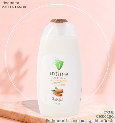 [CS01000290] JABON INTIMO MARLEN LAMUR ANTI-IRRITANTE ALMENDRA 240ML 10100A