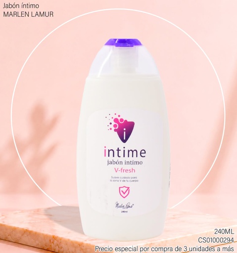 [CS01000294] JABON INTIMO MARLEN LAMUR V-FRESH  240ML 10100