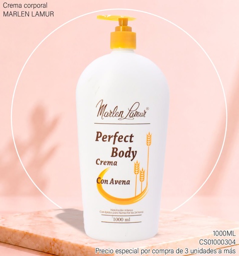 [CS01000304] CREMA MARLEN LAMUR AVENA 1000ML 10004P