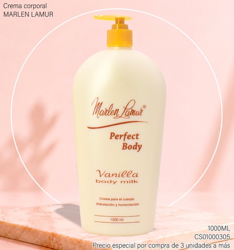 [CS01000305] CREMA MARLEN LAMUR VANILLA 1000ML 10004Q