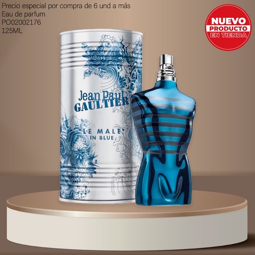 [PO02002176] PERFUME LE MALE IN BLUE JEAN PAUL GAULTIER 125ML EDP