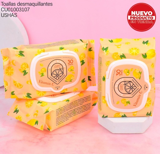 [CU01003107] TOALLA DESMAQUILLANTE ORANGE HA593