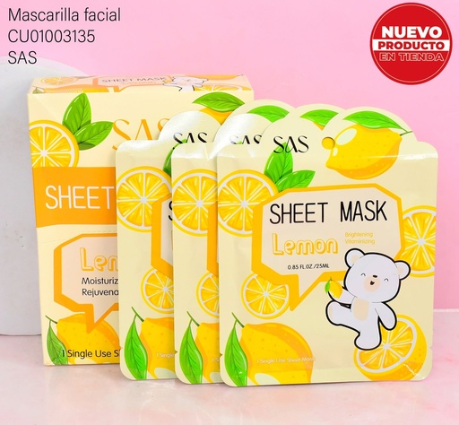 [CU01003135] MASCARILLA SAS LIMON SAH079