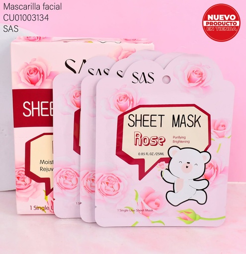 [CU01003134] MASCARILLA SAS ROSE SAH081