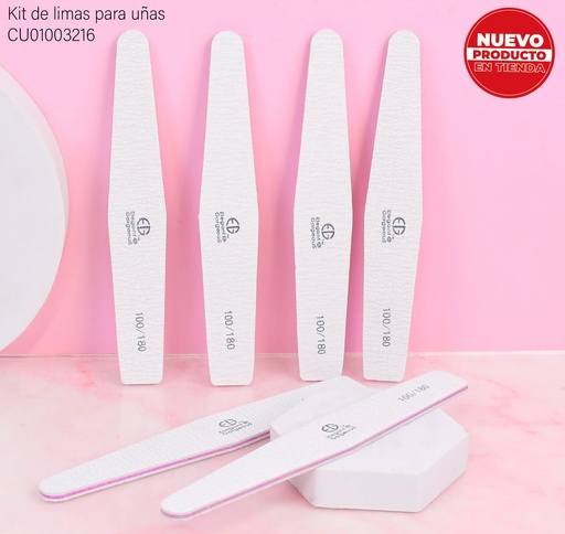 [CU01003216] PAQUETE DE 6 LIMAS ELEGANT GEORGEOU FC-1