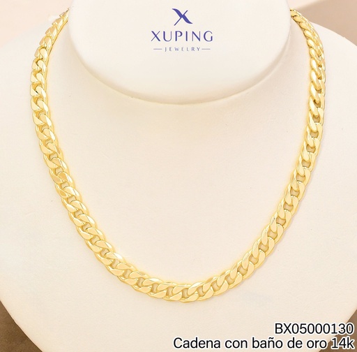 [BX05000130] CADENA BAÑO DE ORO 14K.XUPING MARTILLADA 60CM X000934263 (XP)
