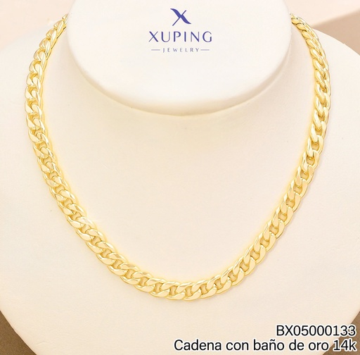 [BX05000133] CADENA BAÑO DE ORO 14K.XUPING MARTILLADA 49.5CM X000934262 (XP)