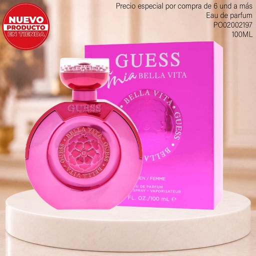 [PO02002197] PERFUME GUESS LA MIA BELLA VITA WOMEN EDP 100ML