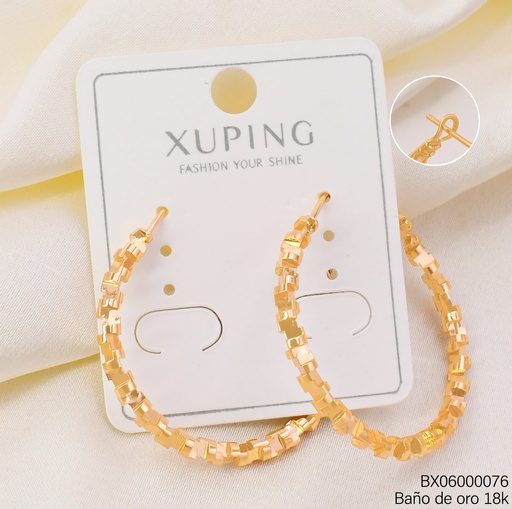 [BX06000076] ARGOLLA BAÑO DE ORO 18K.BLOQUES 35MM X000960851