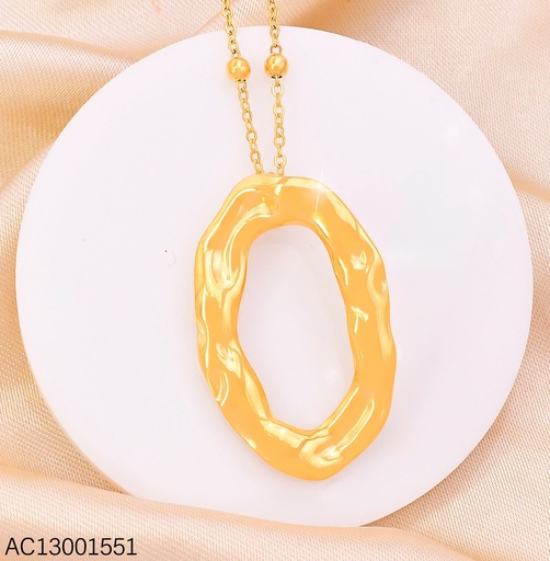 [AC13001551] CADENA C/PELOTITAS DIJE "0" ABOLLADA KN303982-SP (KS26)