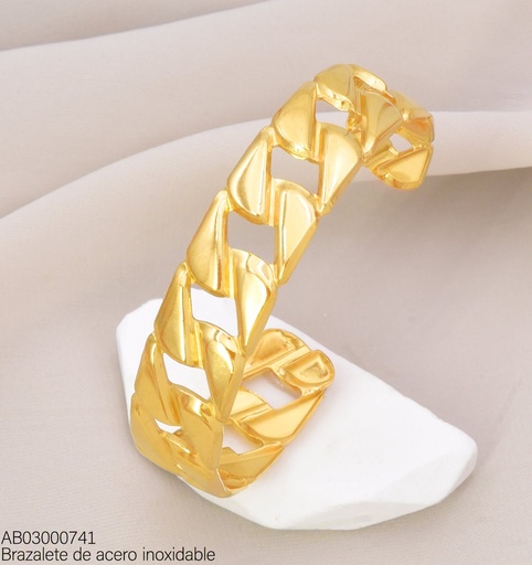 [AB03000741] BRAZALETE RECT. ENTRELAZADO BA2444-20 (INV526)