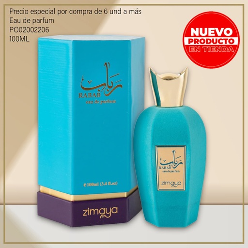 [PO02002206] PERFUME ORIGINAL AFNAN ZIMAYA RABAB 100ML/3.4 EDP SPRAY (BLUE)