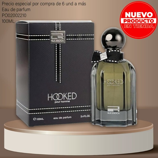 [PO02002210] PERFUME ORIGINAL AFNAN RUE BROCA HOOKED POUR HOMME EDP SPRAY