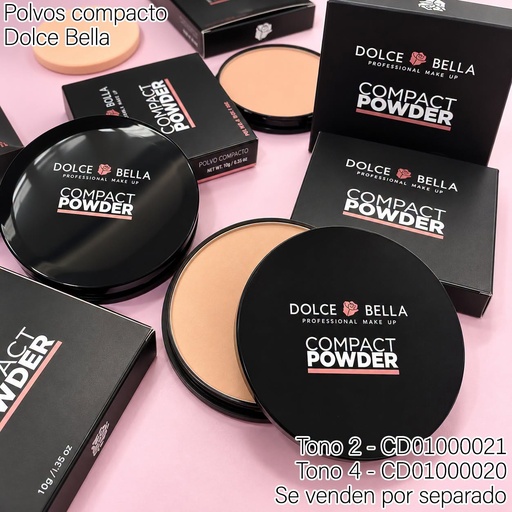 [CD01000021] POLVO COMPACTO 10G #4  VG8208 (DB1)
