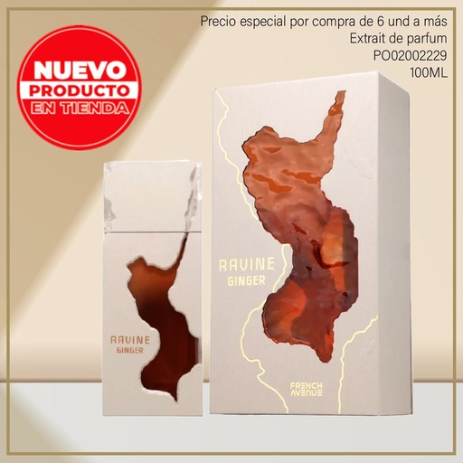[PO02002229] PERFUME ORIGINAL RAVINE GINGER EDP 100ML/3.4