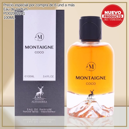 [PO02002241] PERFUME MONTAIGNE COCO MAISON ALHAMBRA 100ML EDP