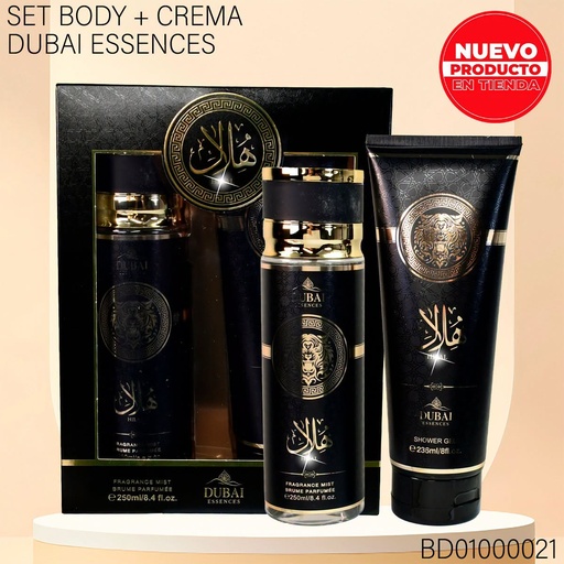 [BD01000021] SET DUBAI BODY 250ML+CREMA 236ML HILAL H 2PZA DB90167
