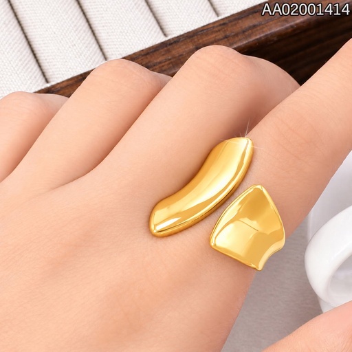 [AA02001414] ANILLO EXTREMOS RECT. ALARGADOS WH000241 (10C).