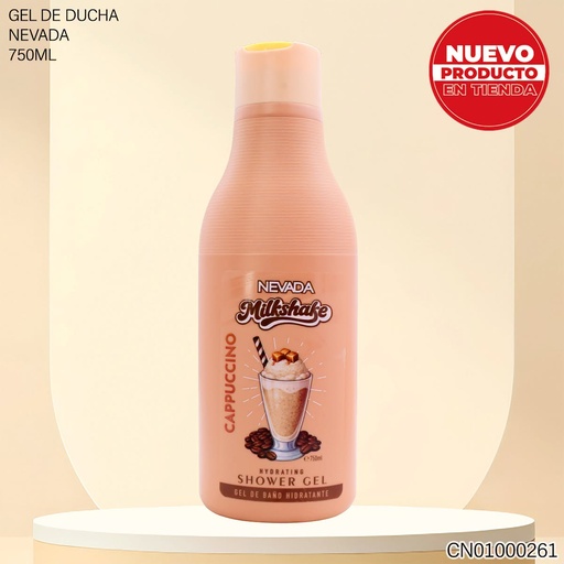 [CN01000261] GEL DE BAÑO MILK SHAKE 750ML  CAPPUCCINO NV92566