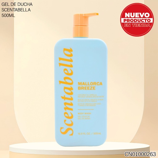 [CN01000263] GEL DE BAÑO SCENTABELLA 500ML MALLORCA BREEZE 60691